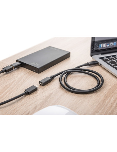 Digitus Cable alargador USB Type-C Gen2, Type-C a C