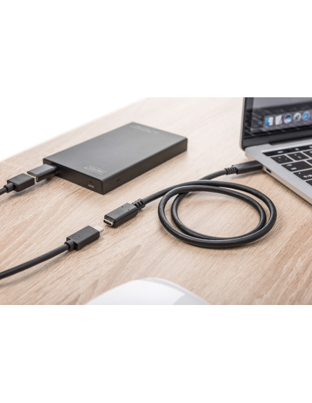Digitus Cable alargador USB Type-C Gen2, Type-C a C