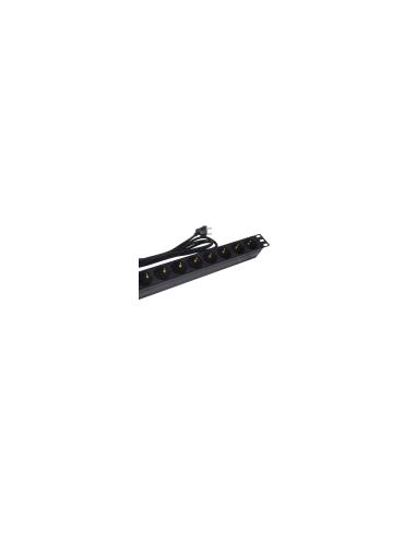 Phasak Regleta 19" 8 tomas 16A 3500W 250V 1.5 m - BNS 3518