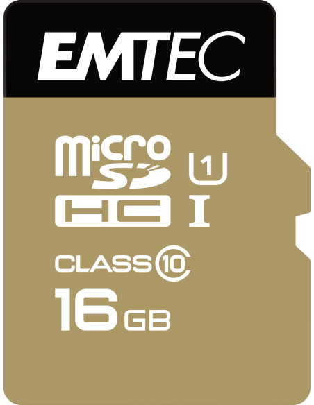 Emtec microSD Class10 Gold+ 16GB MicroSDHC Clase 10
