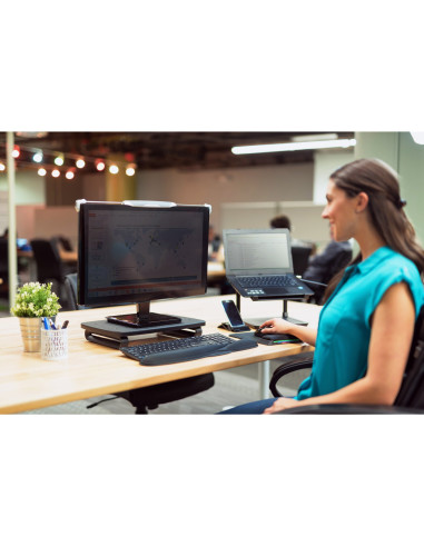 Kensington Soporte para monitor SmartFit Plus para pantallas de hasta 24" - Negro