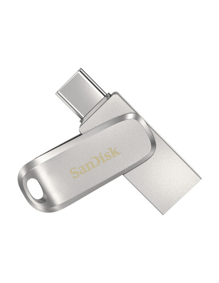SanDisk Ultra Dual Drive Luxe unidad flash USB 512 GB USB Type-A   USB Type-C 3.2 Gen 1 (3.1 Gen 1) Acero inoxidable