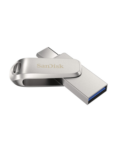 SanDisk Ultra Dual Drive Luxe unidad flash USB 512 GB USB Type-A   USB Type-C 3.2 Gen 1 (3.1 Gen 1) Acero inoxidable