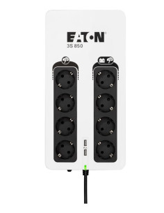Eaton 3S850D sistema de alimentación ininterrumpida (UPS) En espera (Fuera de línea) o Standby (Offline) 0,85 kVA 510 W 8 2