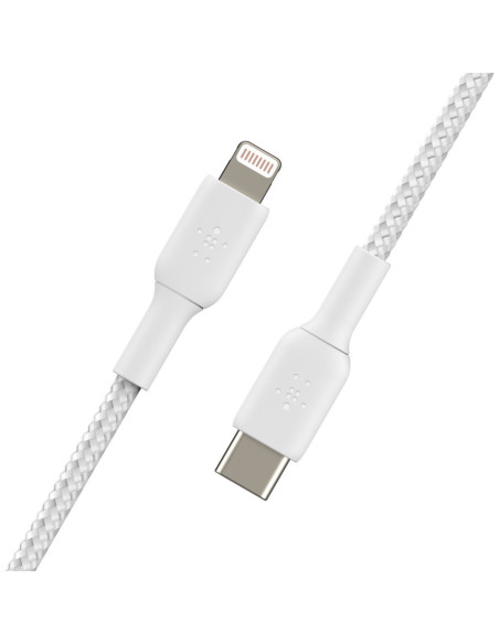 Belkin CAA004BT2MWH cable de conector Lightning 2 m Blanco