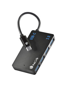 NGS WONDER IHUB4 USB 3.2 Gen 1 (3.1 Gen 1) Type-A 480 Mbit s Negro