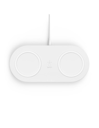 Belkin WIZ002VFWH cargador de dispositivo móvil Universal Blanco USB Cargador inalámbrico Carga rápida Interior