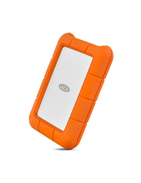 LaCie Rugged USB-C disco duro externo 2 TB 2.5" USB Tipo C 3.2 Gen 1 (3.1 Gen 1) Naranja, Plata