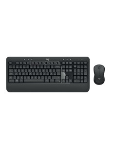 Logitech 920-008675 teclado Ratón incluido Universal RF inalámbrico QWERTZ Alemán Negro, Blanco