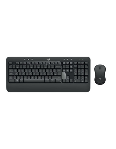 Logitech 920-008675 teclado Ratón incluido Universal RF inalámbrico QWERTZ Alemán Negro, Blanco