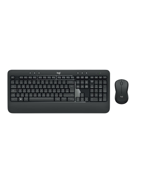 Logitech 920-008675 teclado Ratón incluido Universal RF inalámbrico QWERTZ Alemán Negro, Blanco