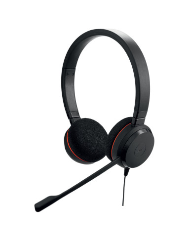 Jabra Evolve 20 Auriculares Alámbrico Diadema Oficina Centro de llamadas USB tipo A Negro