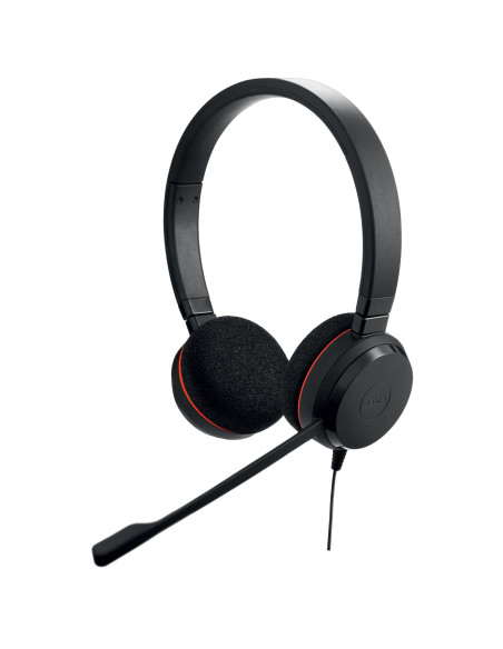 Jabra Evolve 20 Auriculares Alámbrico Diadema Oficina Centro de llamadas USB tipo A Negro