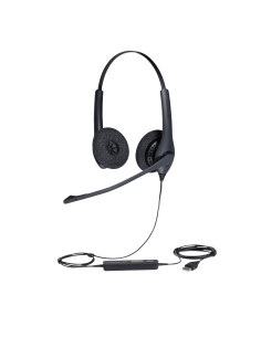 Jabra Biz 1500 Auriculares Alámbrico Diadema Oficina Centro de llamadas USB tipo A Bluetooth Negro
