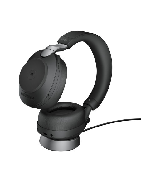Jabra Evolve2 85 Auriculares Inalámbrico y alámbrico Diadema Oficina Centro de llamadas USB tipo A Bluetooth Negro