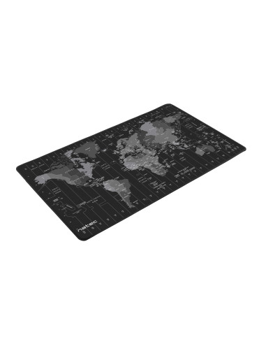 NATEC Time Zone Map Maxi Negro, Gris