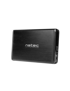 NATEC NKZ-0448 caja para disco duro externo Caja de disco duro (HDD) Negro 3.5" 2