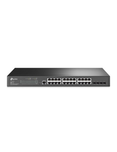 TP-Link JetStream TL-SG3428 switch Gestionado L2 L3 Gigabit Ethernet (10 100 1000) 1U Negro