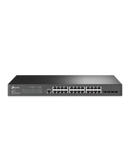 TP-Link JetStream TL-SG3428 switch Gestionado L2 L3 Gigabit Ethernet (10 100 1000) 1U Negro