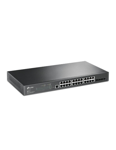 TP-Link JetStream TL-SG3428 switch Gestionado L2 L3 Gigabit Ethernet (10 100 1000) 1U Negro