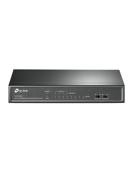 TP-Link TL-SF1008LP switch No administrado Fast Ethernet (10 100) Energía sobre Ethernet (PoE) Negro
