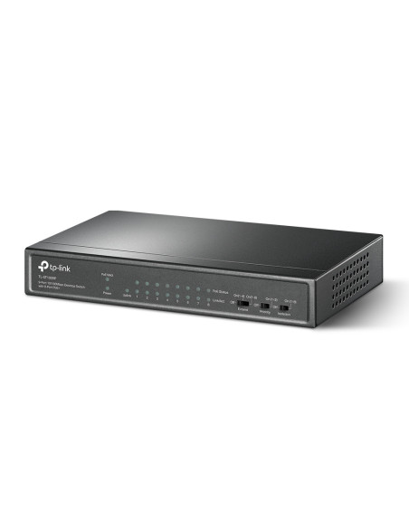 TP-Link TL-SF1009P switch No administrado Fast Ethernet (10 100) Energía sobre Ethernet (PoE) Negro