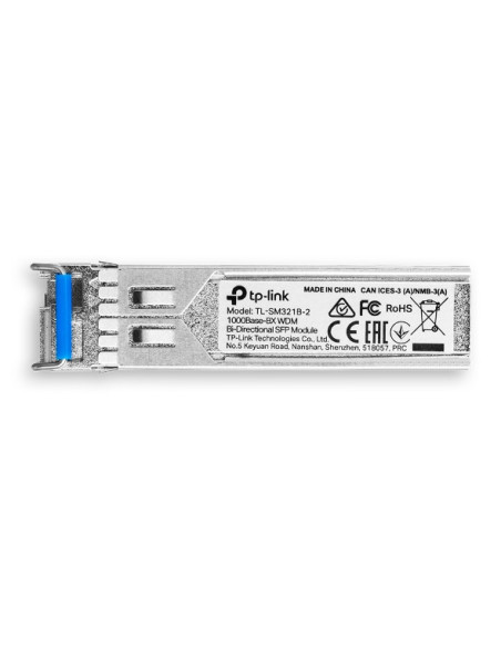TP-Link TL-SM321B red modulo transceptor Fibra óptica 1250 Mbit s SFP