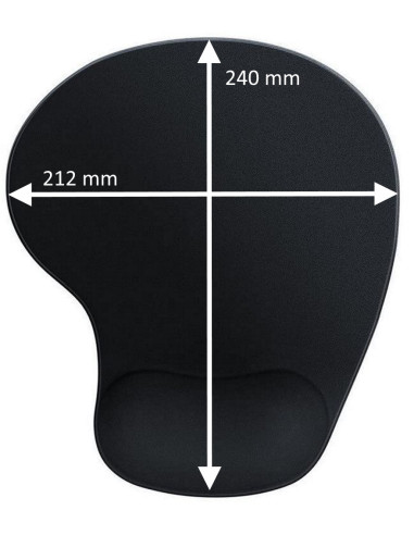 Ewent EW3181 alfombrilla para ratón Negro