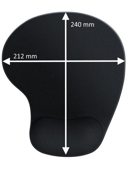 Ewent EW3181 alfombrilla para ratón Negro