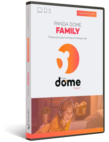 Panda Dome Family Seguridad de antivirus Completo Inglés, Español 5 licencia(s) 1 año(s)