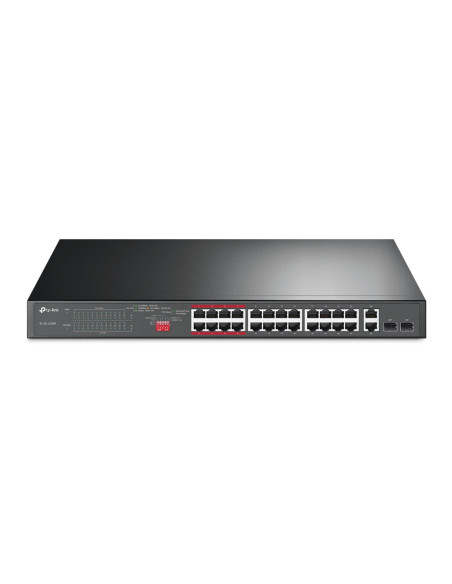 TP-Link TL-SL1226P switch No administrado Gigabit Ethernet (10 100 1000) Energía sobre Ethernet (PoE) 1U Gris