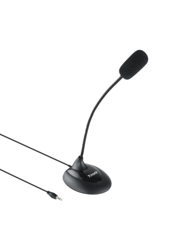 TooQ TQMM-213 micrófono Negro Micrófono para ordenador portátil