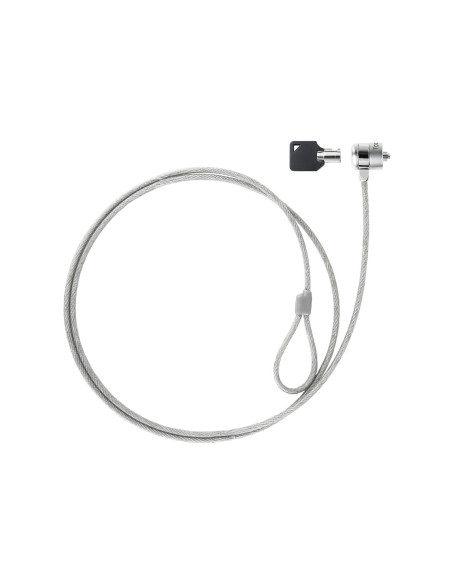 TooQ TQCLKC0025 cable antirrobo Plata 1,5 m