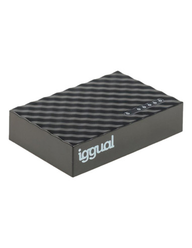 iggual GES5000 No administrado Gigabit Ethernet (10 100 1000) Negro