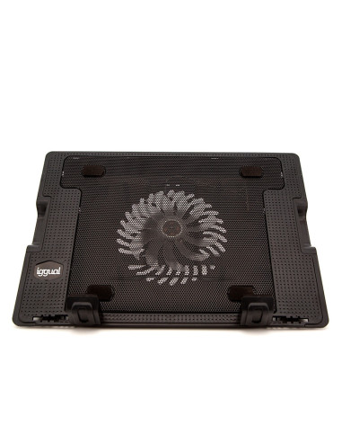 iggual RP1V17 Soporte para ordenador portátil Negro 43,2 cm (17")