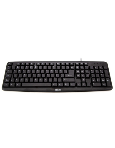 iggual CK-BASIC-105T teclado Universal USB QWERTY Español Negro