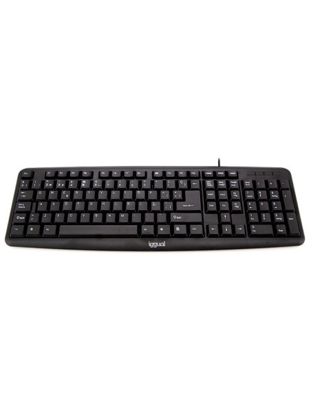 iggual CK-BASIC-105T teclado Universal USB QWERTY Español Negro