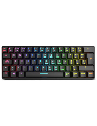 Krom Kluster teclado Juego USB + Bluetooth Negro