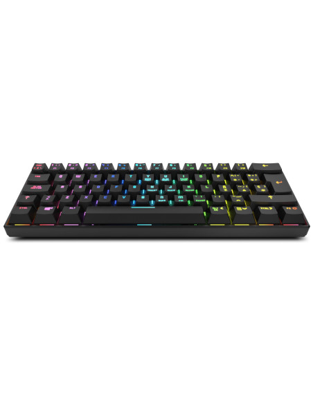 Krom Kluster teclado Juego USB + Bluetooth Negro