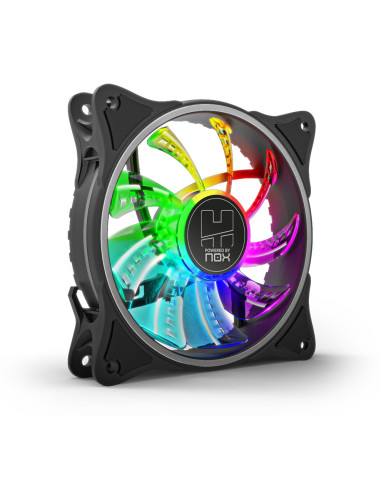 NOX A-Fan Carcasa del ordenador Ventilador 12 cm Negro 1 pieza(s)