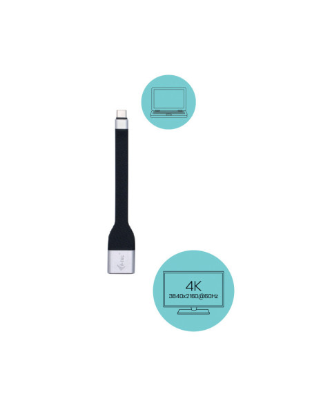 i-tec USB-C Flat DP Adapter 4K 60 Hz
