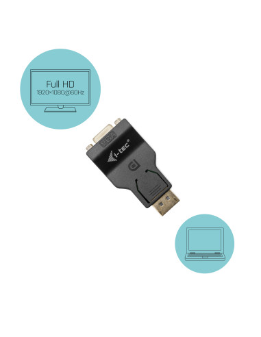 i-tec DisplayPort to VGA Adapter