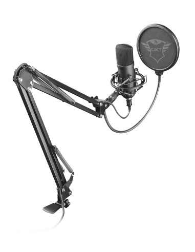 Trust GXT 252+ Emita Plus Negro Micrófono de estudio