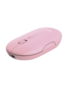 Trust Puck ratón Oficina Ambidextro RF Wireless + Bluetooth Óptico 1600 DPI