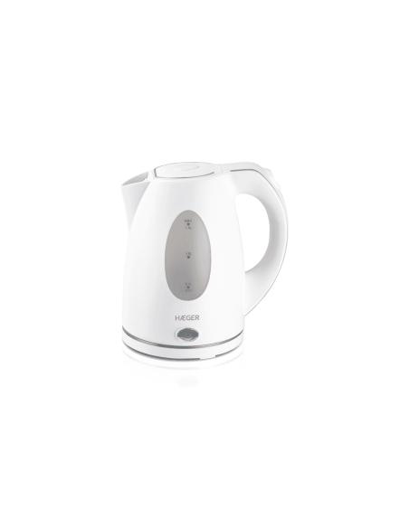 Haeger EK-15W.026A tetera eléctrica 1,5 L 2200 W Blanco