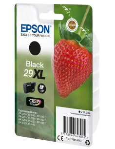 Epson Strawberry Singlepack Black 29XL Claria Home Ink 2
