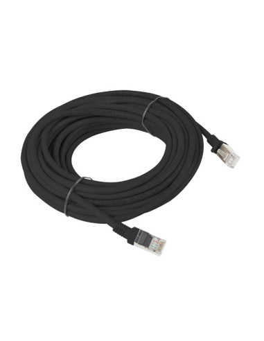 Lanberg PCU6-10CC-1000-BK cable de red Negro 10 m Cat6 U UTP (UTP)