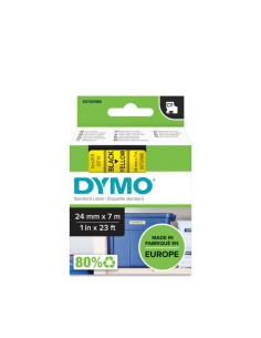 DYMO D1 - Etiquetas estándar - Negro sobre amarillo - 24mm x 7m 2