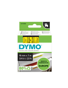 DYMO D1 - Etiquetas estándar - Negro sobre amarillo - 19mm x 7m 2