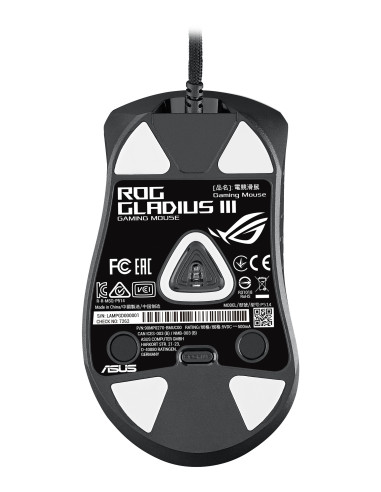 ASUS ROG Gladius III ratón Juego mano derecha USB tipo A Óptico 19000 DPI